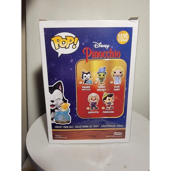 Movie: Pinocchio, Figaro with Cleo Disney cat and fish #1025 - Picture 3 of 6